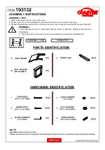 Preview for 2 page of Coaster 193132 Assembly Instructions