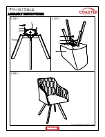 Preview for 3 page of Coaster 193372BLK Assembly Instructions