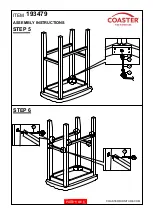 Preview for 5 page of Coaster 193479 Assembly Instructions Manual