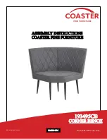 Coaster 193495CB Assembly Instructions preview