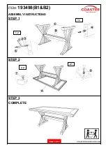 Preview for 3 page of Coaster 193498B1 Assembly Instructions