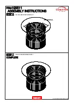 Preview for 6 page of Coaster 193511 Assembly Instructions Manual