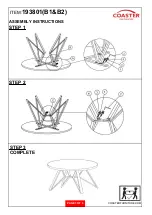 Preview for 3 page of Coaster 193801 Assembly Instructions