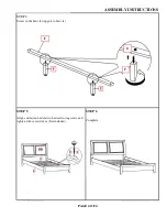 Preview for 4 page of Coaster 200701KE Assembly Instructions