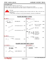 Preview for 2 page of Coaster 200701Q Assembly Instructions