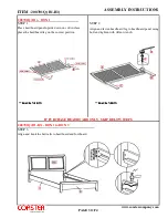 Preview for 3 page of Coaster 200701Q Assembly Instructions