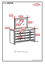 Preview for 5 page of Coaster 200704 Assembly Instructions