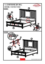 Preview for 8 page of Coaster 200970KE Assembly Instructions Manual