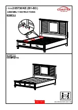 Preview for 10 page of Coaster 200970KE Assembly Instructions Manual