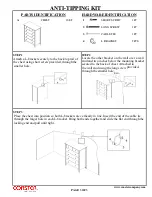 Предварительный просмотр 3 страницы Coaster 202085 Assembly Instructions