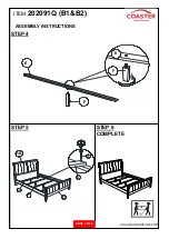 Preview for 4 page of Coaster 202091Q B1 Assembly Instructions