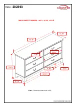 Preview for 6 page of Coaster 202393 Assembly Instruction Manual