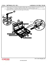 Preview for 10 page of Coaster 202701KE B1 Assembly Instructions Manual