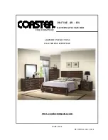 Coaster 203471KE Assembly Instructions Manual preview