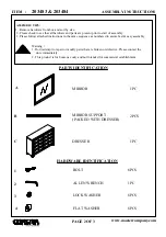 Предварительный просмотр 2 страницы Coaster 203483 Assembly Instructions