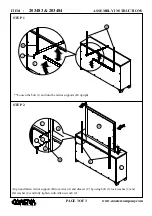 Предварительный просмотр 3 страницы Coaster 203483 Assembly Instructions