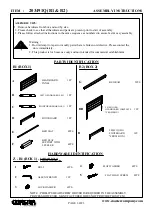 Preview for 2 page of Coaster 203491Q Assembly Instructions