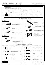 Preview for 2 page of Coaster 203501KE Assembly Instructions