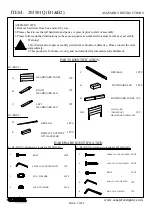 Preview for 2 page of Coaster 203501Q Assembly Instructions