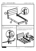 Preview for 4 page of Coaster 203501Q Assembly Instructions