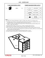 Preview for 4 page of Coaster 203805 Assembly Instructions