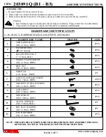 Preview for 3 page of Coaster 203891Q Assembly Instructions Manual