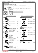 Preview for 2 page of Coaster 204440KE (B1-B3) Assembly Instructions Manual