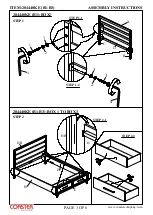 Preview for 3 page of Coaster 204440KE (B1-B3) Assembly Instructions Manual