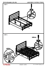 Preview for 5 page of Coaster 204440KE (B1-B3) Assembly Instructions Manual