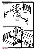 Preview for 3 page of Coaster 204440Q B1 Assembly Instructions Manual