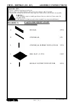 Предварительный просмотр 3 страницы Coaster 205070KE Assembly Instructions Manual