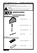 Preview for 2 page of Coaster 205070KW Assembly Instructions Manual