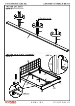 Preview for 4 page of Coaster 205131KE Assembly Instructions