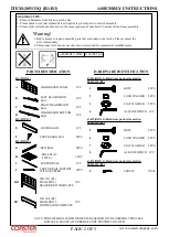 Preview for 2 page of Coaster 205131Q Assembly Instructions