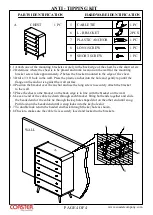 Preview for 4 page of Coaster 205135 Assembly Instructions