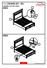 Preview for 6 page of Coaster 205440Q Assembly Instructions Manual