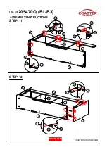 Preview for 12 page of Coaster 205470Q Assembly Instructions Manual