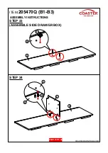 Preview for 18 page of Coaster 205470Q Assembly Instructions Manual