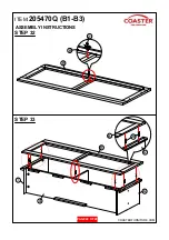 Preview for 22 page of Coaster 205470Q Assembly Instructions Manual