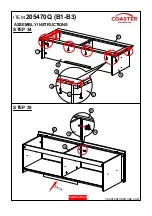 Preview for 23 page of Coaster 205470Q Assembly Instructions Manual