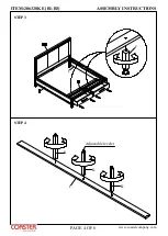 Preview for 4 page of Coaster 206320KE Assembly Instructions Manual