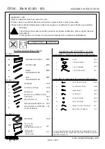 Preview for 2 page of Coaster 206361Q B1 Assembly Instructions