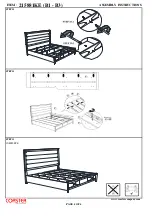 Preview for 6 page of Coaster 215881KE B1 Assembly Instructions Manual