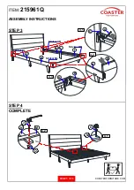 Preview for 5 page of Coaster 215961Q Assembly Instructions Manual