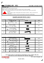 Preview for 3 page of Coaster 222620Q Assembly Instructions Manual