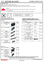 Preview for 2 page of Coaster 222721Q Assembly Instructions