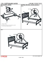 Preview for 3 page of Coaster 222721Q Assembly Instructions