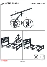 Preview for 4 page of Coaster 222721Q Assembly Instructions