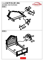 Preview for 4 page of Coaster 222751Q Assembly Instructions Manual