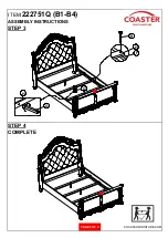 Preview for 5 page of Coaster 222751Q Assembly Instructions Manual